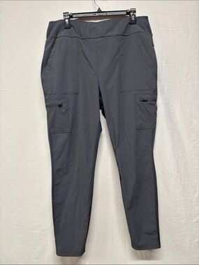 Athletic Works Dark Gray Cargo Ankle Pants